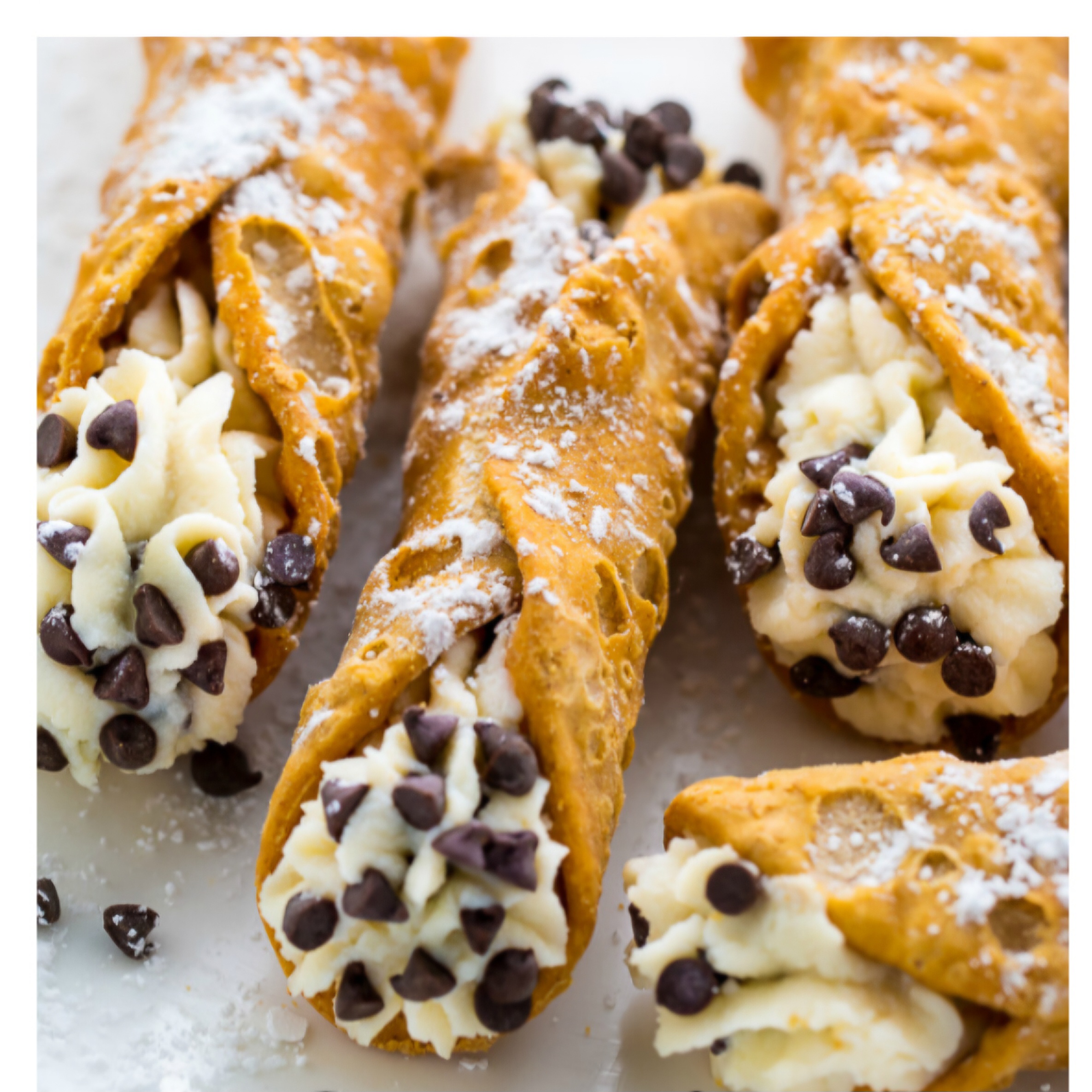 Cherry and Chocolate Chip Cannoli